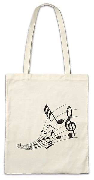 Urban Backwoods Beuteltasche Music Notes Stofftasche günstig online kaufen