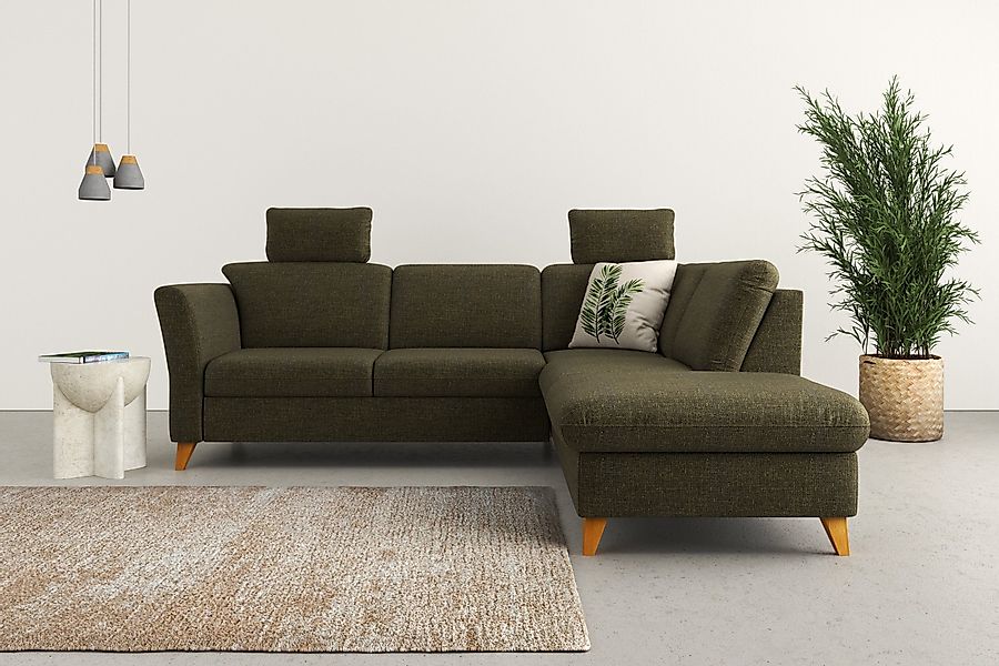 Home affaire Ecksofa Trelleborg L-Form, Federkern-Polsterung, günstig online kaufen
