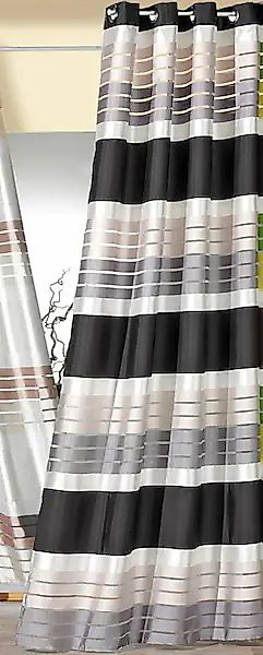 Weckbrodt Vorhang »Lotta«, (1 St.), blickdicht mit transparenten Organza-St günstig online kaufen