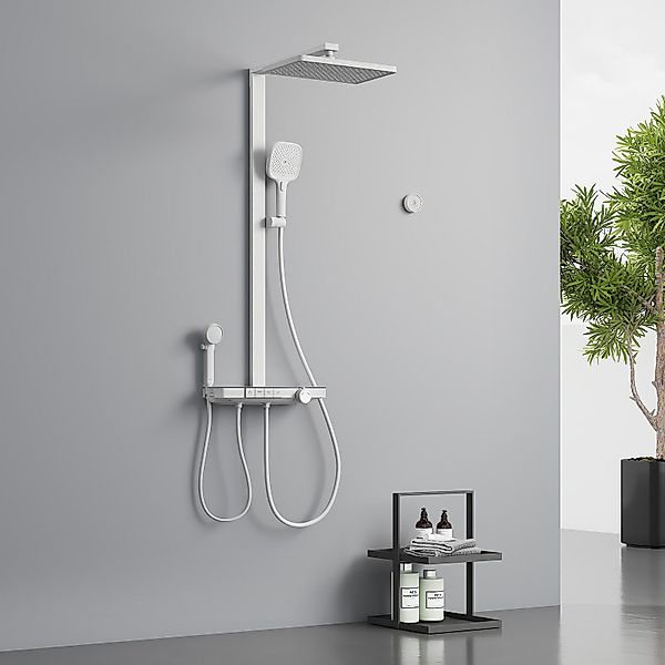 EMKE Duschsystem Duschsäule mit Thermostat und günstig online kaufen