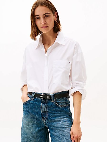 Tommy Hilfiger Hemdbluse "NEW POPLIN EASY SHIRT" günstig online kaufen