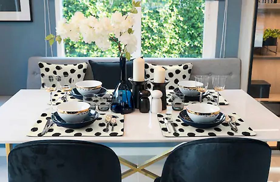 Adam Platzset »Dots« GOTS organic,zertifiziert durch CERES 0242,Made in Ger günstig online kaufen