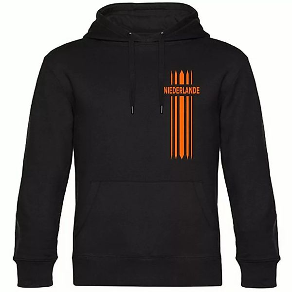 multifanshop Kapuzensweatshirt Niederlande - Streifen - Pullover günstig online kaufen