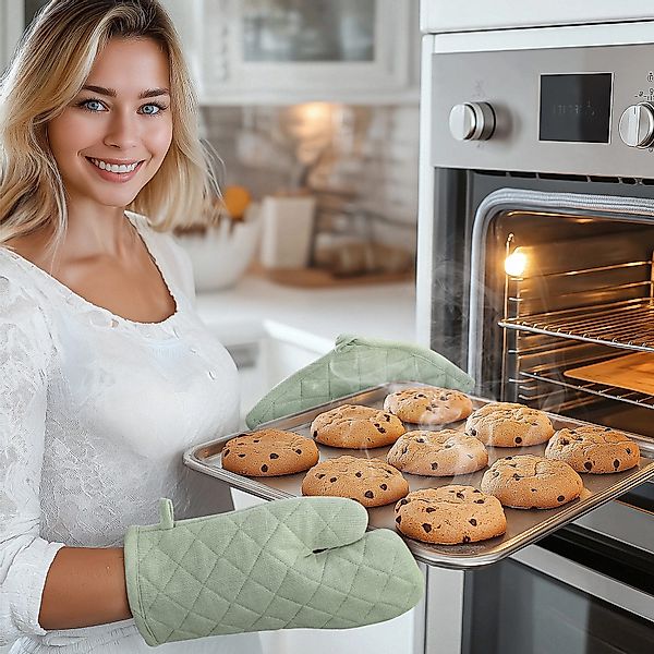 JEMIDI Topflappen 1x Ofenhandschuhe und 2x günstig online kaufen