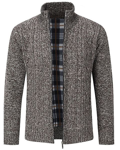 Allthemen Cardigan mit Stehkragen Herren Strickjacke mit reißverschluss günstig online kaufen