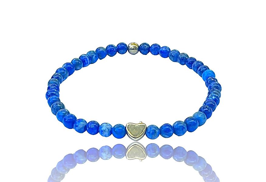 Steinfixx® Perlenarmband Edelsteinarmband aus Lapis Lazuli mit 18k vergolde günstig online kaufen
