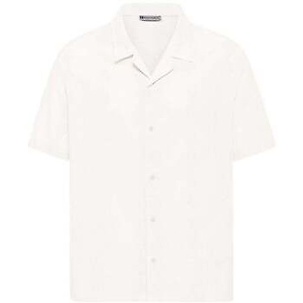 Dandalo  Hemdbluse Bjorn Oversize Lapel Collar Short Sleeve Shirt günstig online kaufen