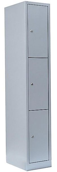 Steelboxx Fächerschrank 3 Fächer Schließfachschrank Wertfachschrank 180x31, günstig online kaufen