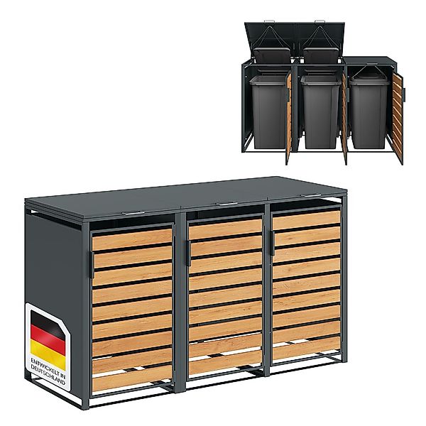 STEELSØN Mülltonnenbox Kestra 240L aus verzinktem günstig online kaufen