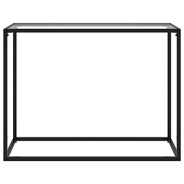 vidaXL Konsolentisch Transparent 100x35x75 cm Hartglas günstig online kaufen