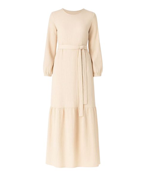 fashionshowcase Maxikleid Damen Crinkle Kleid mit günstig online kaufen