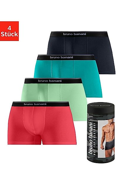 Bruno Banani Boxer Boxershorts für Herren (Dose, 4-St) in der Dose verpackt günstig online kaufen