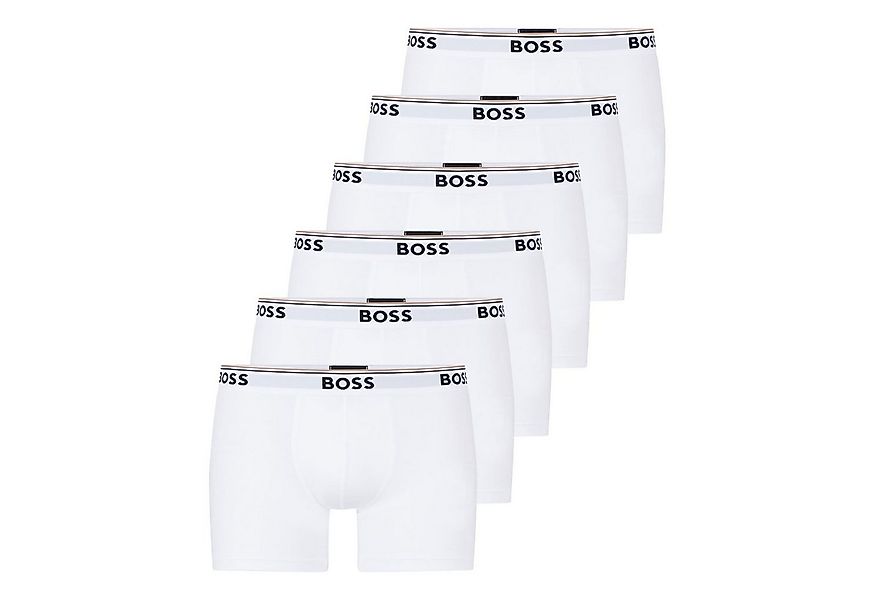 BOSS Boxer Cotton Stretch (6-St) mit umlaufend eingewebtem Markenschriftzug günstig online kaufen