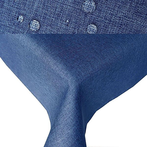 Tischdecke Leinenoptik ECKIG Tischdecke uni Gartentischdecke, günstig online kaufen