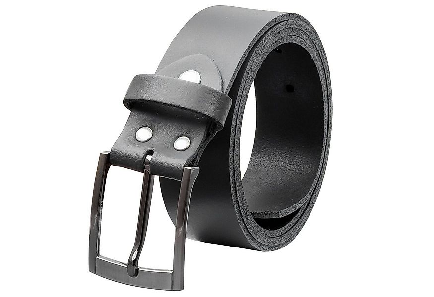 COLOGNEBELT Ledergürtel OM418-SL-Grau MADE IN GERMANY, Grau, Kürzbar, 100 % günstig online kaufen