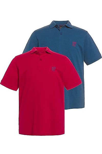 JP1880 Poloshirt Poloshirts Basic 2er-Pack Piqué gekämmte Baumwolle (2-tlg) günstig online kaufen