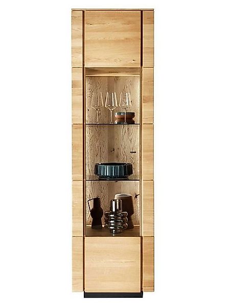 Casamia Vitrine Vitrine Glasvitrine Massivholz B59 H207 T42 cm Aversa Wilde günstig online kaufen