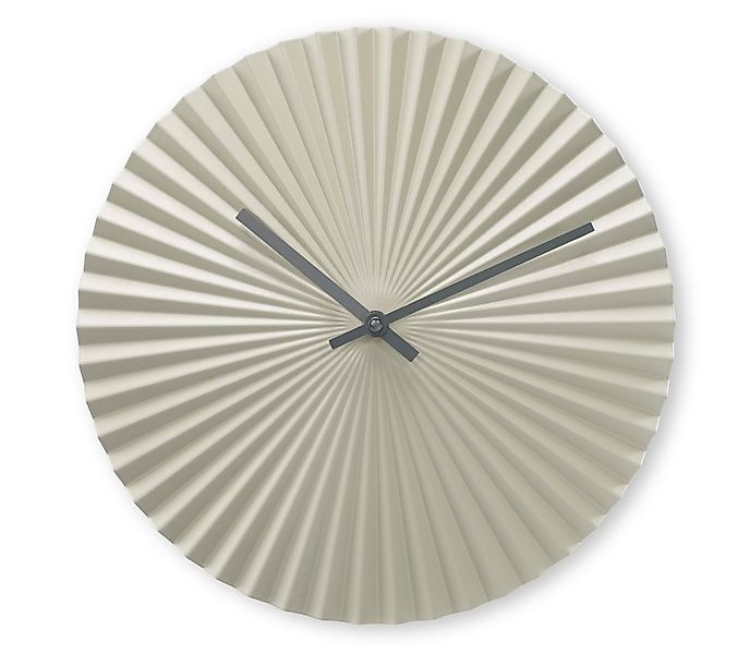 Hama Wanduhr Uhr "Barbados", ohne Ticken, Ø 30 cm, Graugrün (geräuscharm) günstig online kaufen