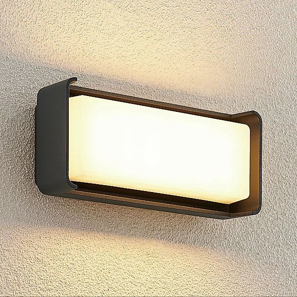 Lucande LED-Außenwandleuchte Babet, anthrazit günstig online kaufen