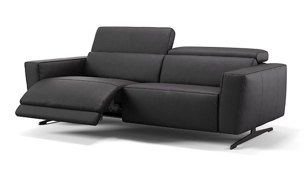 Sofanella 3-Sitzer Leder ALESSO, Relaxcouch, Designersofa, Designer Sofa, 3 günstig online kaufen