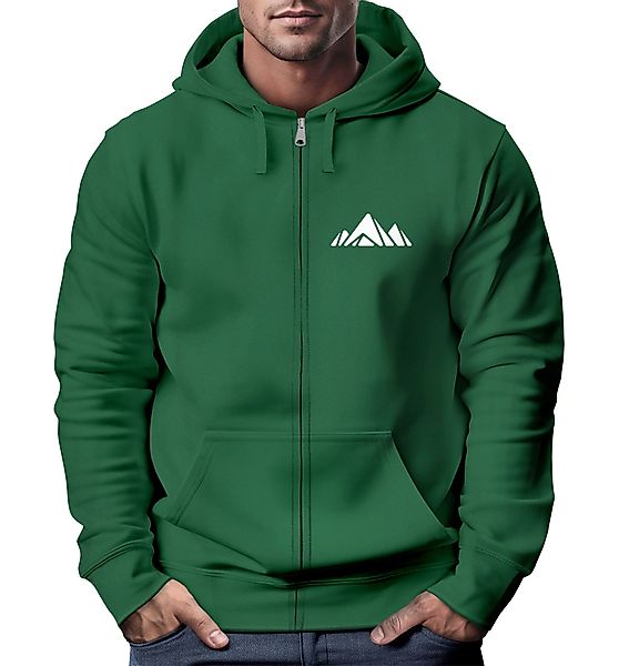 Neverless Sweatjacke Sweatjacke mit Kapuze Wandern günstig online kaufen