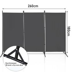 Clanmacy Paravent Paravent Umkleide Balkon Raumteiler günstig online kaufen