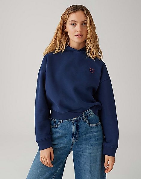 OPUS Hoodie GALENTINE mit Herz Lockere Passform, gerader Schnitt, überschni günstig online kaufen