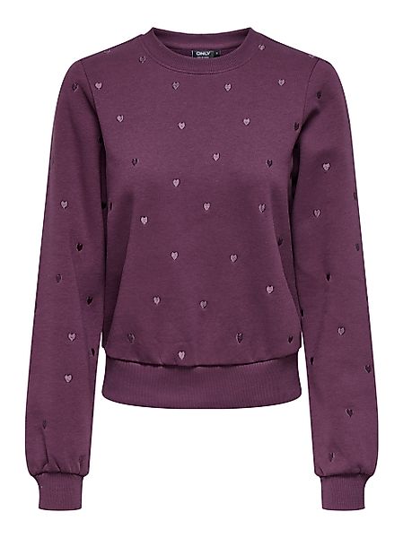 ONLY Sweatjacke ONLATIKA L/S O-NECK GLITTER günstig online kaufen