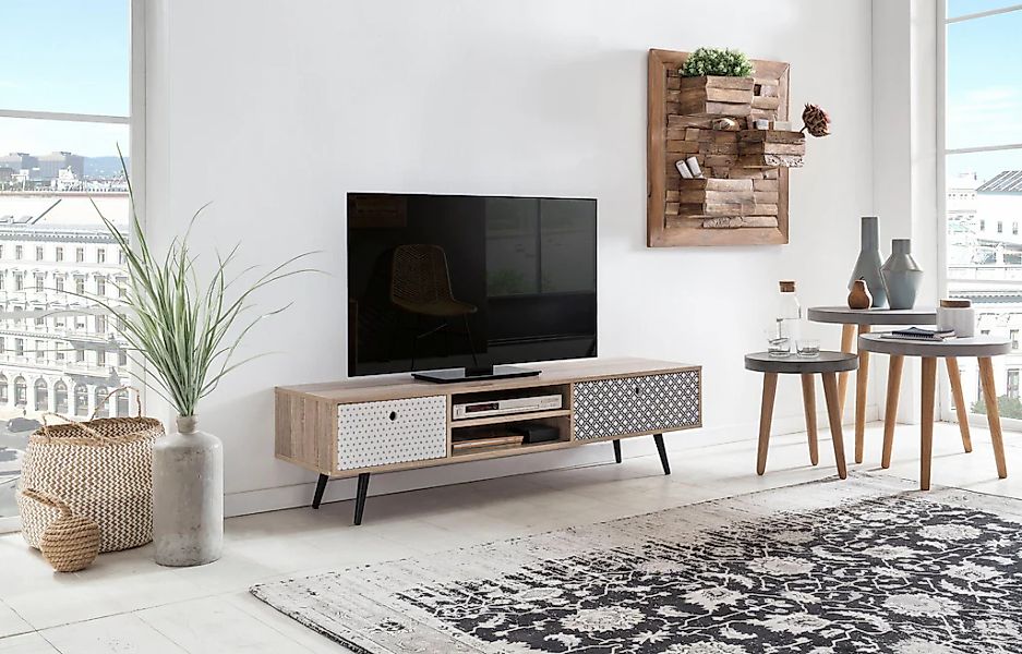 SIT Lowboard "Mailbox", mit Dekoroberflächen im Scandi Look, Shabby Chic, V günstig online kaufen