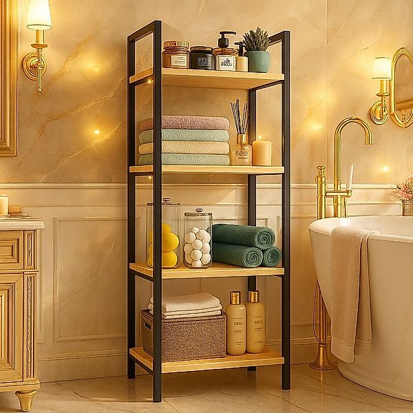 Jungengel Standregal Badregal Küchenregal Holz & günstig online kaufen