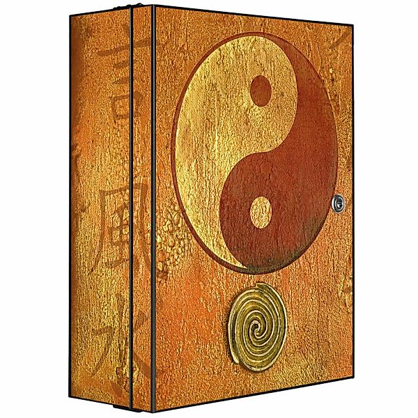 Banjado XXL Medizinschrank Abschliessbar 35x46x15cm Arzneischrank Anthrazit günstig online kaufen