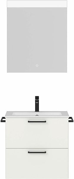 nobilia Badmöbel-Set "Tolvina" vormontiert, mit Soft-Close, 2 Stk. tlg. günstig online kaufen