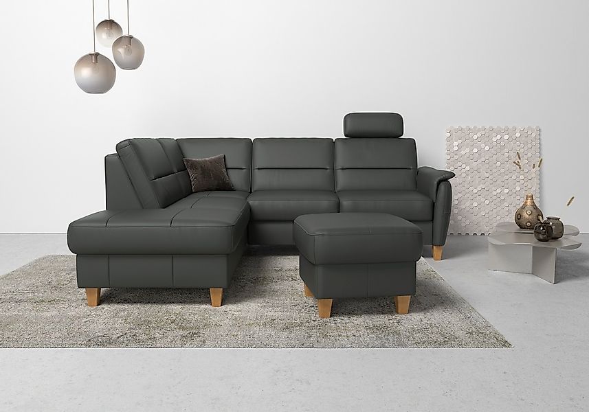 Home affaire Ecksofa "Palmera L-Form, B: 236 cm" optional Bettfunktion & Be günstig online kaufen