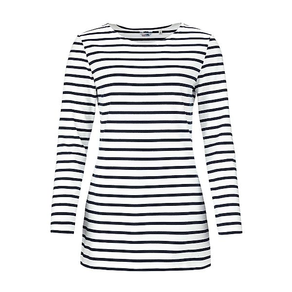 modAS Langarmshirt Damen Long-Shirt Streifen Maritim günstig online kaufen