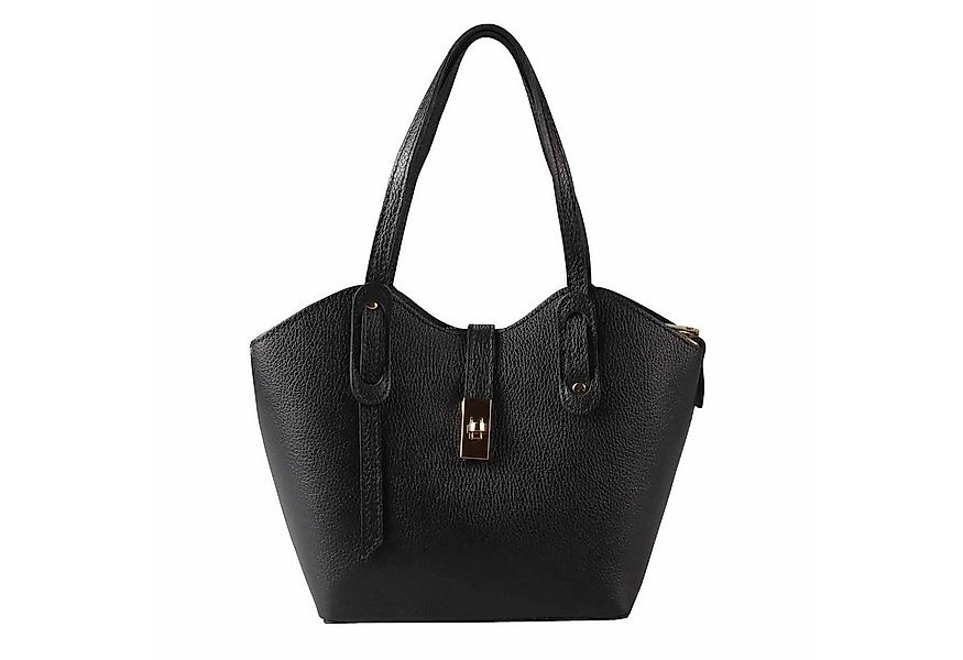 ITALYSHOP24 Schultertasche Made in Italy Damen echt Leder Tasche Shopper Bu günstig online kaufen