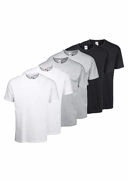 Fruit of the Loom T-Shirt, sechs günstig online kaufen