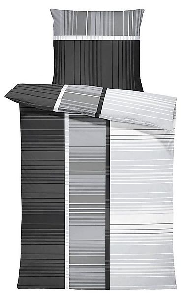 One Home Bettwäsche Modern, Mikrofaser, 4 teilig, grafisch und gestreift, N günstig online kaufen