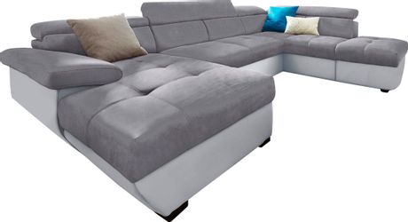 COTTA Wohnlandschaft "Speedway U-Form" mit Kopfteilverstellung, wahlweise m günstig online kaufen