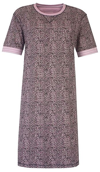 Irresistible Nachthemd Damen Schlafshirt mit kurzem Arm Animal Print (1-tlg günstig online kaufen