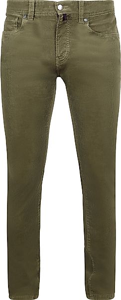 Pierre Cardin Trousers Lyon Corduroy Olive - Größe W 36 - L 34 günstig online kaufen