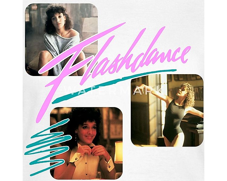 Spreadshirt T-Shirt Flashdance 80er-Design Mit Alex Owens Frauen T-Shirt (1 günstig online kaufen