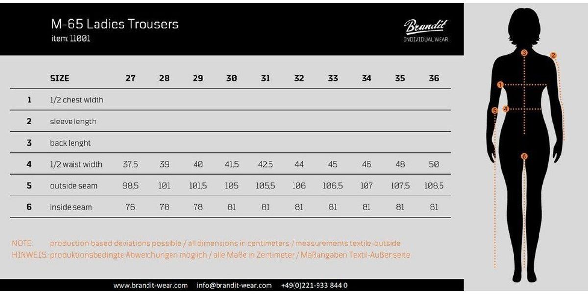 Brandit Cargohose Women M65 Pants günstig online kaufen