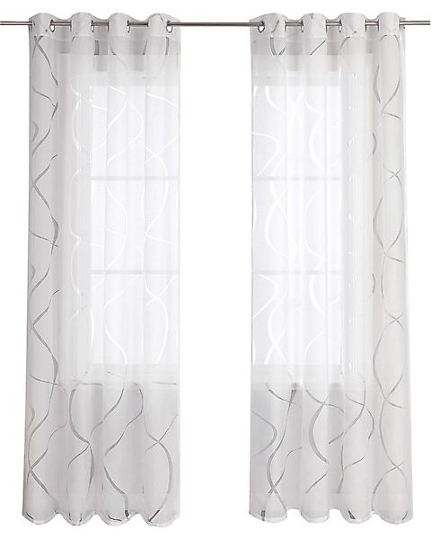 Joyswahl Gardine (1 St), Ösen, transparent, günstig online kaufen