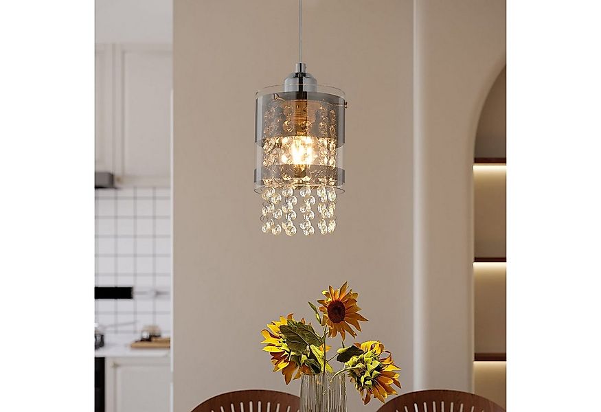 ZMH Pendelleuchte Wohzimmer Modern 150CM Esstisch Hängelampe Kristall Pende günstig online kaufen