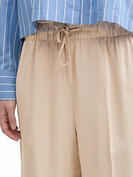 TOM TAILOR Denim Stoffhose Wide Leg Paperpag Hose günstig online kaufen