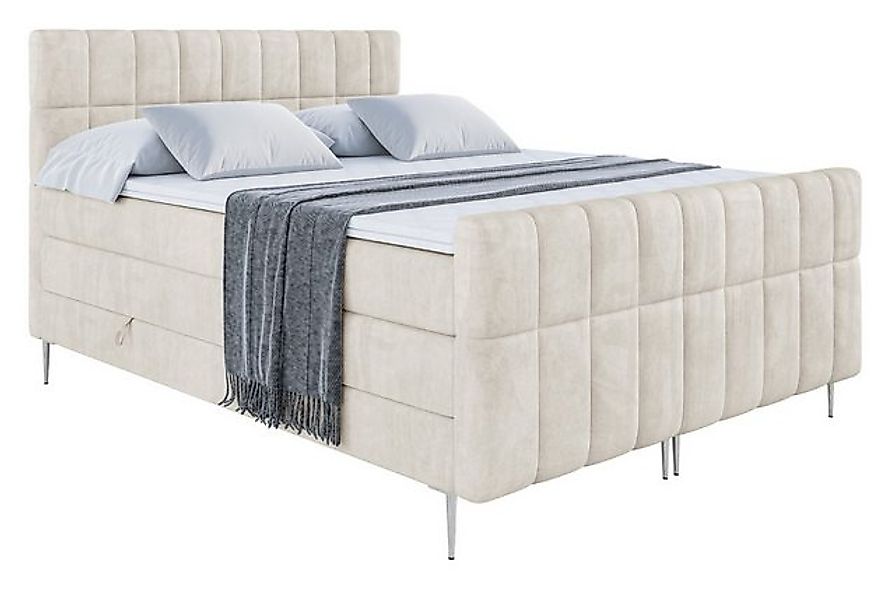 ALTDECOR Boxspringbett MIAMI-F-Z KING (Multipocket-Matratze H4, H3 Matratze günstig online kaufen