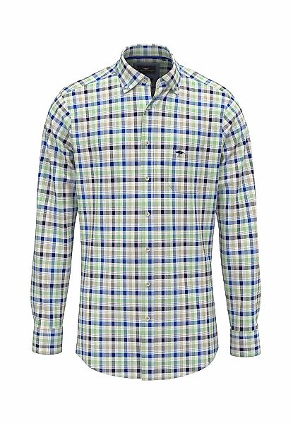 FYNCH-HATTON Karohemd mit Logo Stickerei günstig online kaufen