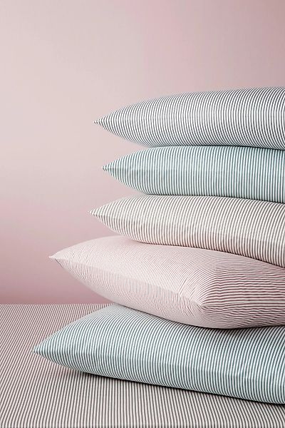 Elegante Bettwäsche "Sister Stripe" 2 Stk. tlg. angenehmes Hautgefühl günstig online kaufen