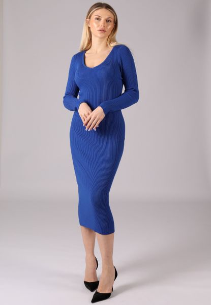 YC Fashion & Style Strickkleid V-Ausschnitt günstig online kaufen