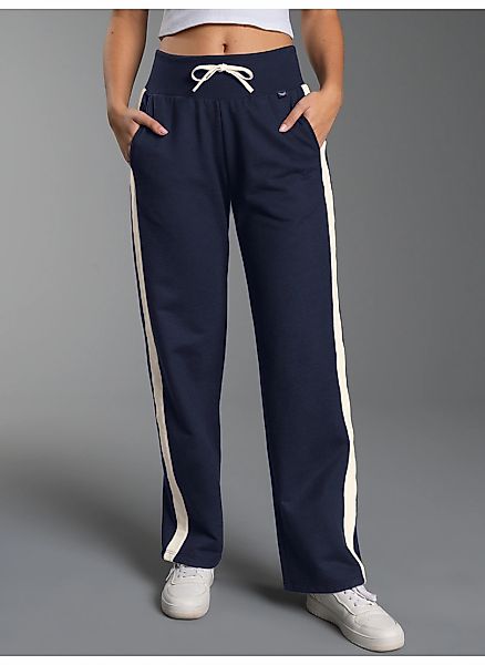 Trigema Jerseyhose "TRIGEMA Jogginghose mit kontrastfarbigen Elementen" günstig online kaufen